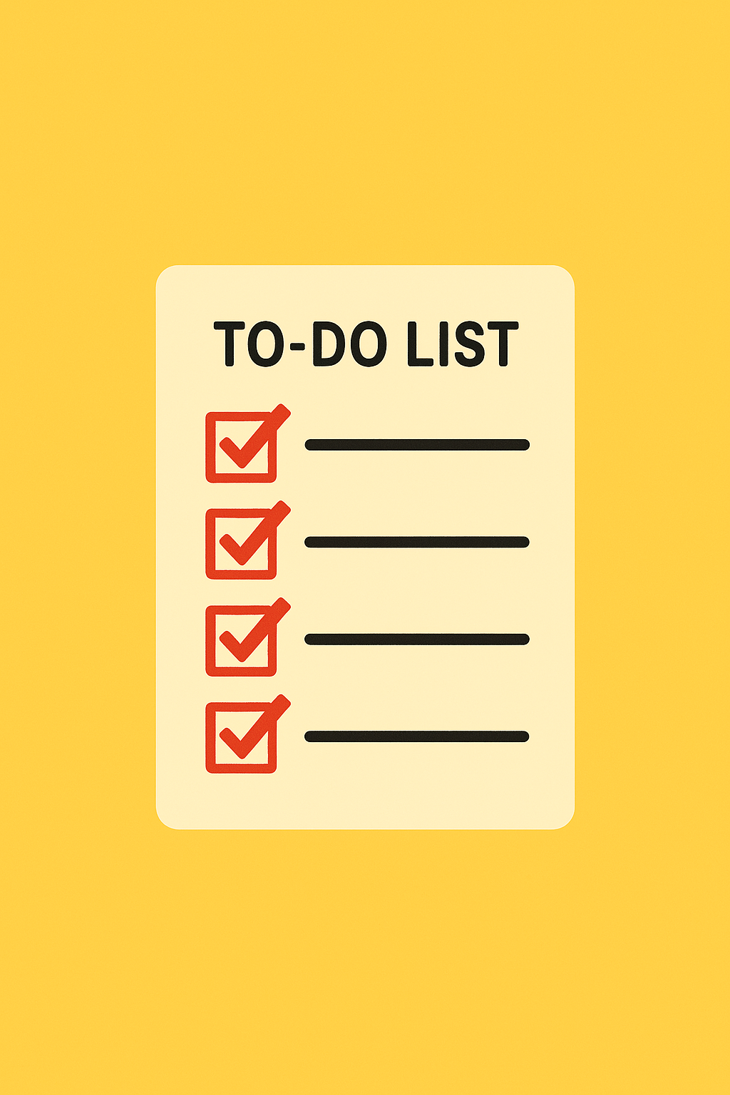 To do list